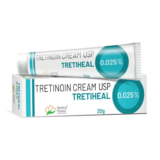 Tretiheal 0.025% ,0.05% ,0.1 %Cream