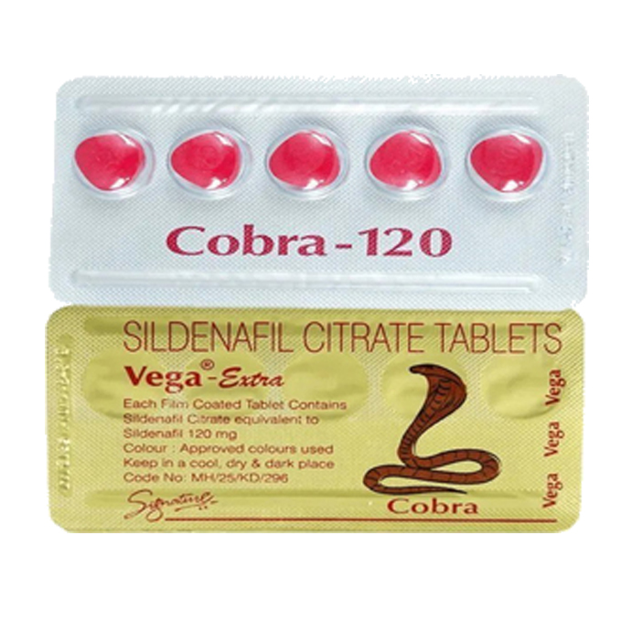 Cobra 120mg (Vega-Extra) Tablet